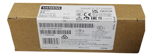 Siemens 6es7193-6bp00-0ba0 - Simatic Et 200sp