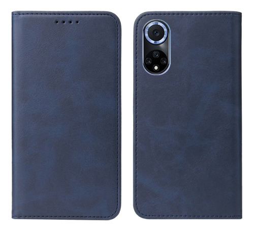 Funda Case Para Huawei Nova 9 Flip Cover Azul Antishock