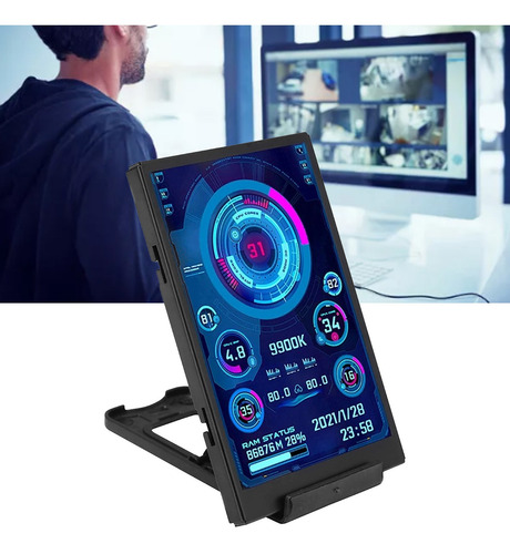 Monitor De Computadora: Mini Pantalla Usb Ips, Vista Complet