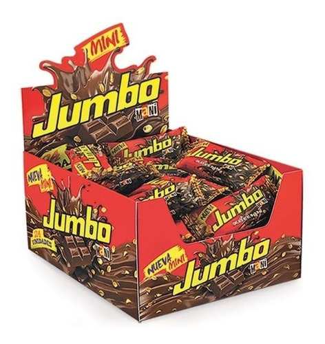 Chocolate Mini Jumbo Mani - Caja X 24 Und