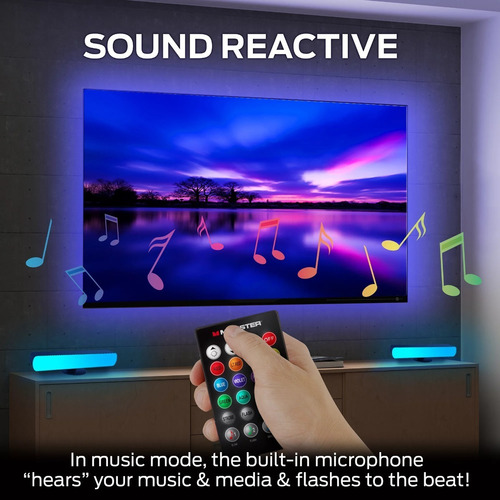Imagen 5 de 5 de Luces Led Monster Sound Reactive Kit