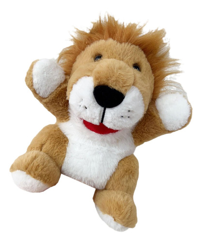 Marioneta De Mano De Animales De Peluche Para Niños, León