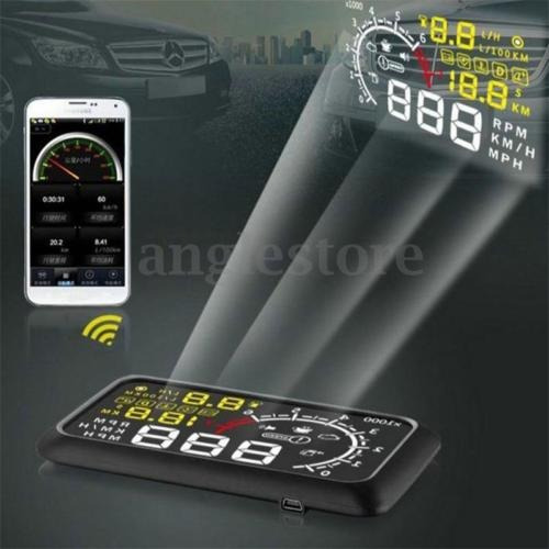 Imagen 3 de 6 de Cabeza De Hud Obd2 Ii Coche Universal 5.5 Sistema De Alerta