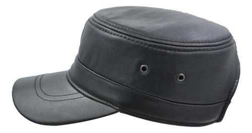 Ifsun Gorra Plana De Estilo Militar Para Hombre De Piel De C