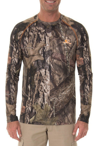 Camiseta Manga Larga Realtree Xtra O Mossy Oak Poliester