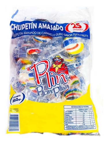 Chupetin Paleta Plin -bolsa 25un- Barata La Golosineria