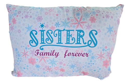 Almohada Reversible Frozen 70cm X 50cm Providencia Blanco
