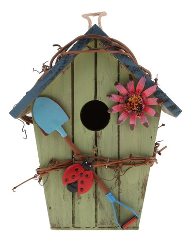 2 Bird House Garden Bird Nesting Box Nido Colgante Re