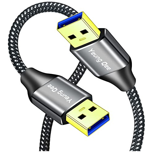 Yeung Qee Usb 3.0 A A Un Cable Masculino 12 Pies, Super Velo