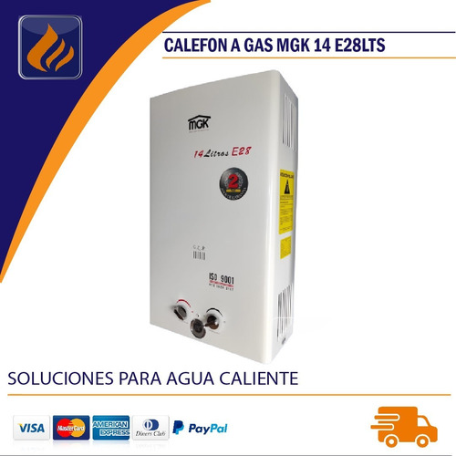 Calefon A Gas Mgk 14 E28 Litros | MercadoLibre