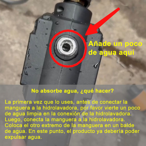Hidrolavadora Portatil Cm-top Inalambrica Pistola Para Lavado Auto
