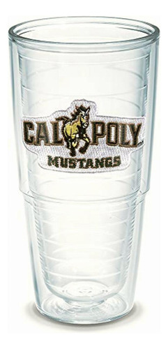 Tervis Vaso Individual, Cal Poly Mustang, Transparente, 24