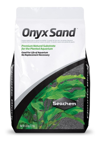 Imagen 1 de 2 de Seachem Onyx Sand Acuarios Plantados 3.5kg Sustrato