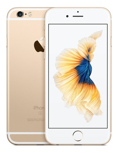 iPhone 6s 64gb Gold + Cargador + Cable + Templado (Reacondicionado)