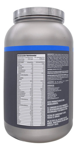 Isopure Proteína Vainilla 1.36 Kg Baja En Carbohidratos Vainilla