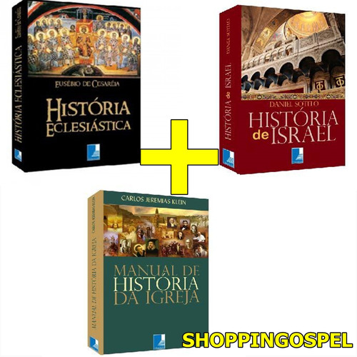 História Eclesiástica + História De Israel + Manual De Histó