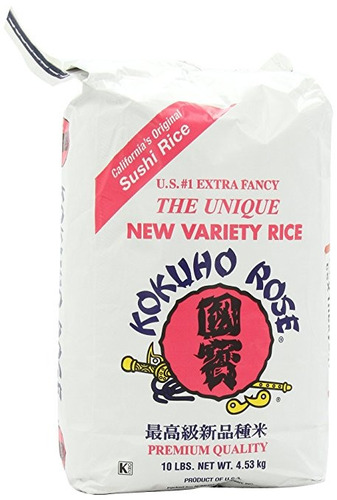 Kokuho Rose Rice, De 10 Libras