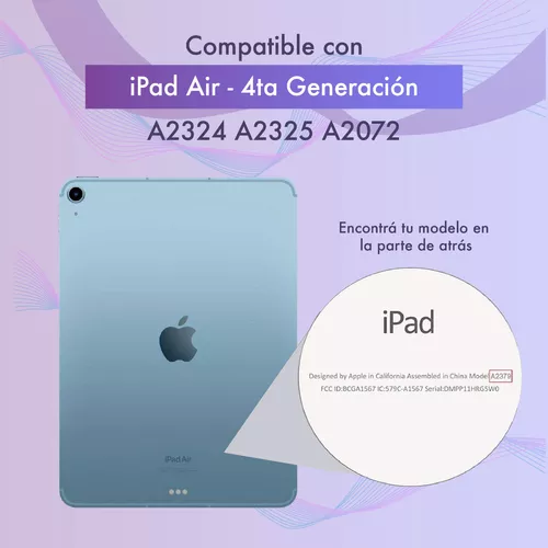 Funda 360º Compatible Con iPad Air 4ta Gen A2324 A2325 A2072