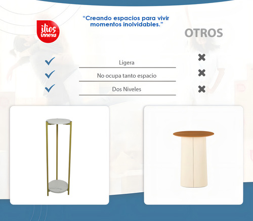 Mesa Ilios Innova MA-24D, cor branca