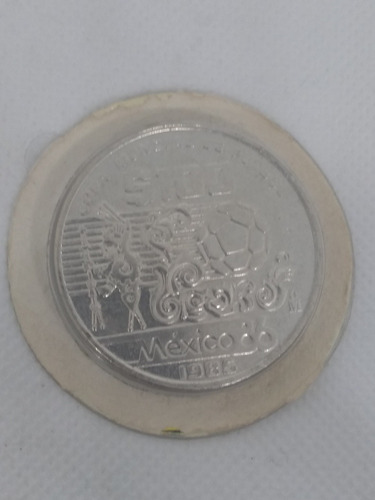Moneda $100 Mundial Mexico 1986 Plata .720 Blister