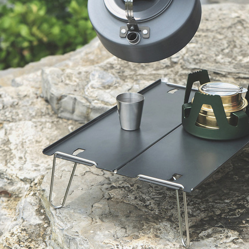Mini Mesa De Camping Plegable Portátil De Aleación De Alumin
