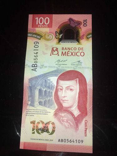 Billete De 100 Pesos Serie Ab