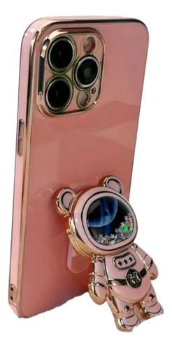 Case iPhone 14 Pro Max Astronauta Rosa