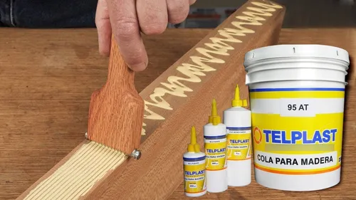 Cola Vinílica Para Madera 50 F 0,500 Kg Carpintero Telplast