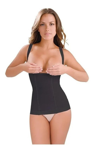Camiseta Faja Body Siluette Comprime Abdomen Moldea Cintura