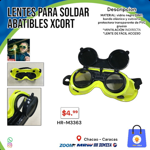 Lentes Para Soldar Abatible Marca Xcort 