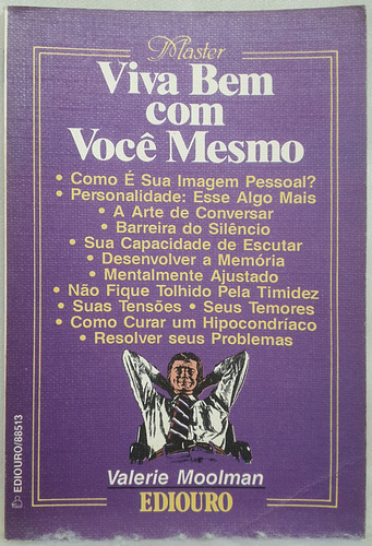 Livro Viva Bem Com Você Mesmo - Valerie Moolman - Editora Ediouro (Usado)