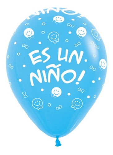 Globo Baby Shower R12 Es Niño/a X12 Uni
