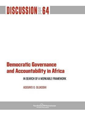 Libro Democratic Governance And Accountability In Africa ...