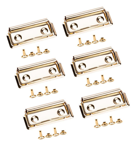 Clips De 6 Uds Para Portapapeles, Clips De Tablero De