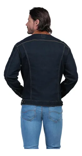 Chamarra de mezclilla lee hombre deals