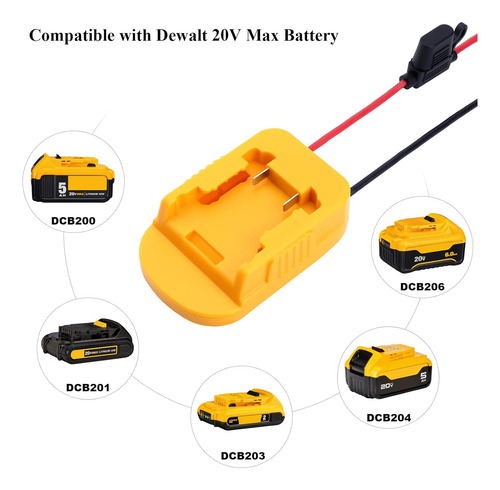 Elefly Paquete De 2 Adaptadores De Batería Power Wheels Comp
