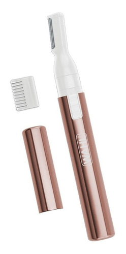 Mini Aparador Elétrico Caneta Wahl Pelos Rosto Sobrancelhas Cor Rosa Pilha AA