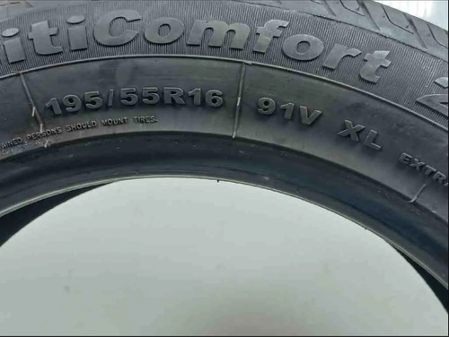 Pneu Giti Confort 228 - 195/55 R16 91v Semi Novo V (Usado)