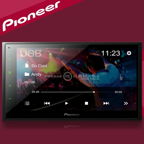 Pantalla Digital Pioneer Dmh-341ex Weblink Bt Usb Alexa