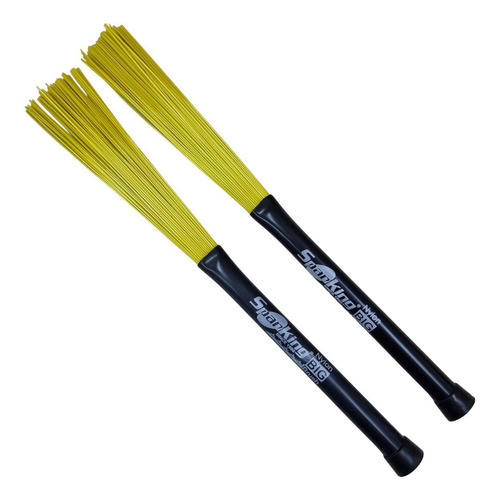 Baqueta Vassorinha Nylon Big Brush Spanking Amarelo