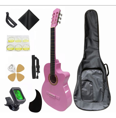 Guitarra acústica Ocelotl CR Sailor para diestros rosa álamo barnizado