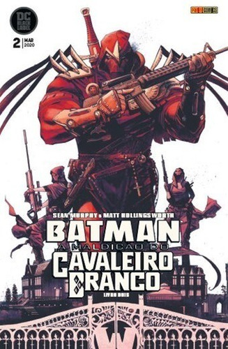 Batman: A Maldição Do Cavaleiro Branco, De Sean Murphy., Vol. 2. Editora Panini, Capa Mole Em Português, 2020
