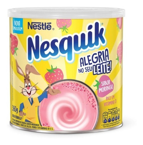 Nesquik De Frutilla - Morango - Chocolatada - Brasil