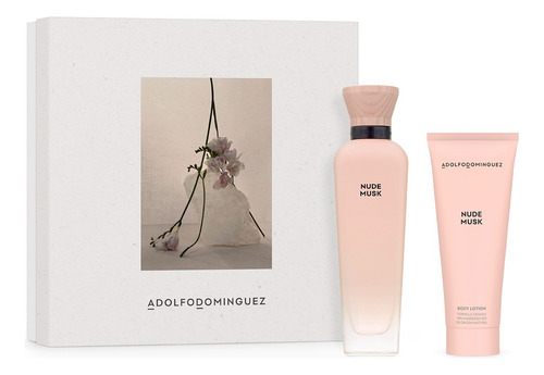 Set Adolfo Domínguez Nude Musk Edp 120ml + Body Lotion 75ml