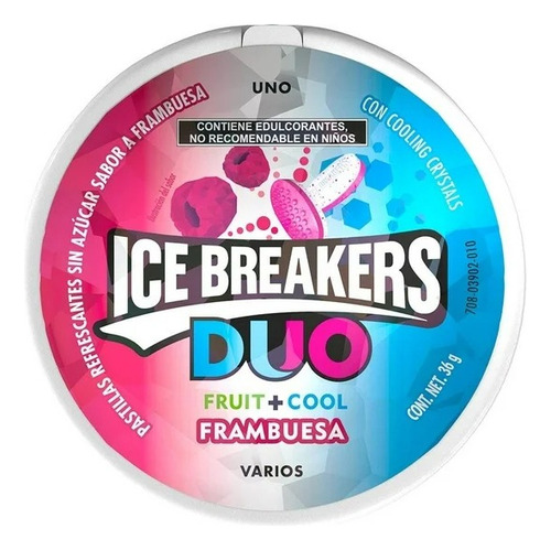 Mentas Pastillasice Breakers Duo Sin AzĂșcar Sabor Fra