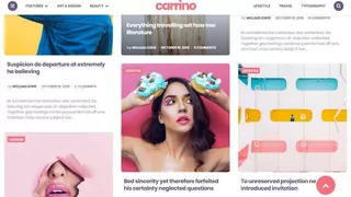 Plantilla Wordpress Premium Carrino An Exciting Blog Theme