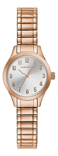 Caravelle Traditional Quartz Ladies Expansion Band Watch