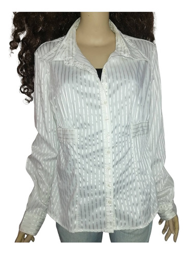 Blusa Mujer Apology Talla Xl Blanca Impecable