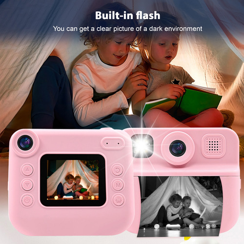 Cámara De Impresión Para Niños Con Vídeo Digital 1080p A Par