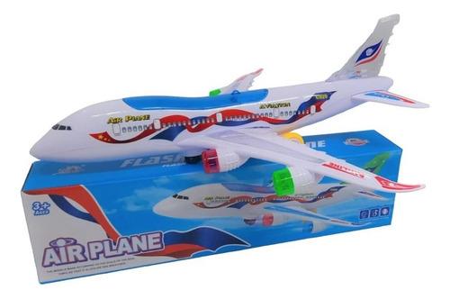 Avion Jumbo Con Movimiento Con Luz Y Sonido Tts Tuttishop